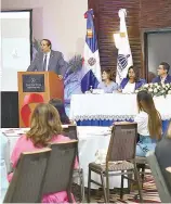  ?? F..E. ?? El ministro de Salud explicó los objetivos en un foro.