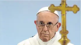  ?? REUTERS ?? Doctrina. El Papa, crítico con quienes veneran al “ídolo dinero”.