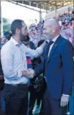  ??  ?? Machín pudo con Zidane.