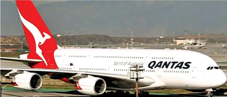  ?? ?? Qantas has brought forward the reintroduc­tion of its A380, grounded since March, 2020.