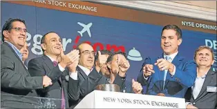  ?? GENTILEZA DESPEGAR ?? EL HUMOR WALL STREET. Despegar tocó la campanita esta semana en el NYSE.