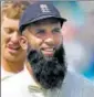  ?? AP ?? Moeen Ali has taken 18 wickets in the series so far.