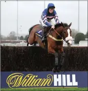  ??  ?? HURDLE: William HIll has issued a profit warning