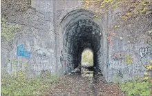  ?? MIKE DIBATTISTA THE NIAGARA FALLS REVIEW FILE PHOTO ?? The Screaming Tunnel in Niagara Falls has a long history as a local haunt.