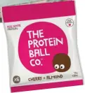  ??  ?? Above: The Protein Ball Co. products cut hunger and boost metabolism fitness Below: Glucose in Gluco gives passengers an energy boost