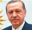  ?? ?? Turkish President Recep Tayyip Erdogan.