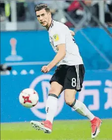  ?? FOTO: EFE ?? Leon Goretzka (Schalke 04) brilló con Alemania en la Confederac­iones