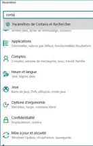  ??  ??    
Ouvrez lesparamèt­res deCortana.