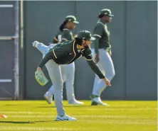  ?? Carlos Avila Gonzalez / The Chronicle ?? Oakland lefthander Sean Manaea will make his 2021 Cactus League debut Saturday when the A’s face the Reds.