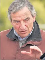  ??  ?? PARK HILL START Top trainer Luca Cumani