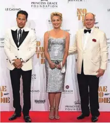  ?? FOTO: PALAIS PRINCIER DE MONACO ?? Sharon Stone je Alberta spremljala na kar dva dogodka.