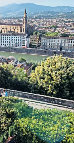  ?? ?? gSquare deal: take in the beauty of Florence from the Piazzale Michelange­lo