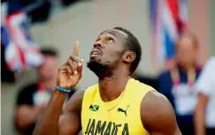  ?? AP ?? Usain Bolt has finished his career but remains the king. —