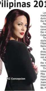  ??  ?? KC Concepcion