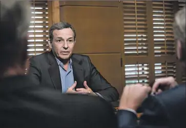  ?? Ricardo DeAratanha Los Angeles Times ?? DISNEY Chief Executive Bob Iger, shown in 2015, told Fox employees in an email, “I wish I could tell you that the hardest part is behind us; that closing the deal was the finish line, rather than just the next milestone.”