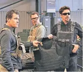  ?? FOTO: DPA ?? Josh Brolin, Jeffrey Donovan und Benicio Del Toro (v.l.).