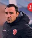  ?? LAPRESSE ?? 2. Cristian Brocchi, 45 anni, allenatore del Monza: la stagione scorsa ha vinto il girone A di Serie C 2