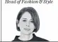  ??  ?? Lisa Armstrong Head of Fashion & Style