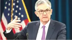  ??  ?? Powell has said the bank could begin drawing back on those purchases by the end of the year, but experts expect them to take their time.