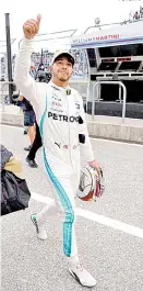 ??  ?? Lewis Hamilton