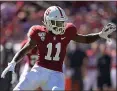  ?? TONY AVELAR — THE ASSOCIATED PRESS ?? Stanford star cornerback Paulson Adebo decided not to enter the draft and will return for his senior season.