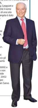  ??  ?? Piero Angela (88 anni), giornalist­a e conduttore.