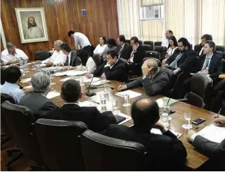  ?? Luiz França - 18.out.2017/CMSP ?? Reunião com vereadores que integram mesa diretora da Câmara Municipal de São Paulo