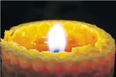  ?? GETTY IMAGES/ISTOCK PHOTO ?? Beeswax candles make a room smell nice.