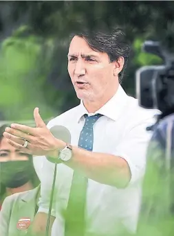  ?? THE CANADIAN PRESS FILE PHOTOS ?? Liberal Leader Justin Trudeau promises “big changes” are on the way.