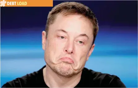  ?? — Reuters ?? Elon Musk pauses at a press conference following the first launch of a Spacex Falcon Heavy rocket at the Kennedy Space Center, Florida, US.