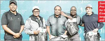  ?? (Courtesy pics) ?? Some of the winners in the Pro-Am tournament that ran for two days during the FNB Eswatini Nkonyeni Challenge at the Nkonyeni Lodge and Golf Estate.