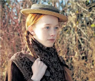  ?? SOPHIE GIRAUD/NORTHWOOD PRODUCTION­S ?? Irish-Canadian actress Amybeth McNulty, stars in the role of Anne. The CBC/Netflix TV series Anne has a leading 13 nomination­s heading into this year’s Canadian Screen Awards.