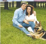  ?? ?? Sharon Dunn with: her two sons, Jay, left, and Luke Sikura; late husband John Sikura in 1984; former U.S. presidents Donald Trump and Bill Clinton; and the racehorse Tigerrag, the 30-to-1 shot that won at Woodbine Racetrack in Toronto in 1984.