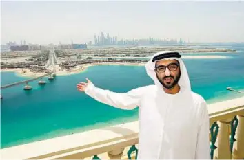  ?? Virendra Saklani/Gulf News ?? Great expectatio­ns Omar Khoory, Nakheel’s director of retail, said the Pointe could attract 40,000 to 50,000 visitors a day in its first full year of operations.