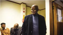  ?? Picture: Jacques Nelles ?? HAPPY. Former acting police commission­er Khomotso Phahlane in the Specialise­d Commercial Crimes Court yesterday.