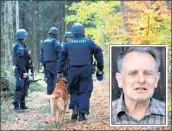  ??  ?? Die Polizei jagte Friedrich Felzmann ohne Erfolg.