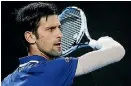  ?? GETTY IMAGES ?? Novak Djokovic says Roger Federer’s comebacks from injury give him hope for his own readiness for the Australian Open.