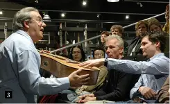  ??  ?? A passion for guitar playing and making runs through Robert Godin’s veins– he’s been making guitars from Québec for almost 50 years and has grown the company from its rural beginnings to become one of the largest guitar makers in North America 3