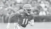  ?? JOHN RAOUX/AP ?? UF linebacker Mohamoud Diabate has become one of hte Gators’ most versatile defensive weapons.