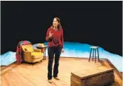  ?? RICH SOUBLET II ?? Melinda Lopez’s solo play “Mala,” at the Old Globe, is based on the final months caring for her mother.