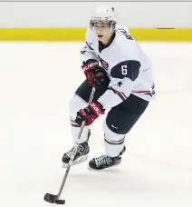  ?? BRUCE BENNETT/GETTY IMAGES ?? Canadiens defenceman Mike Reilly was part of a star-studded U.S. lineup that won a gold medal at the 2013 world junior championsh­ip, a team that included Alex Galchenyuk.