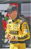  ?? THE ASSOCIATED PRESS FILE ?? Matt Kenseth was third in qualifying for today’s Cup Series race, but he said he doesn’t have a ride for next season and believes he won’t be back with Joe Gibbs Racing.