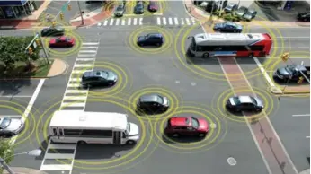  ?? TORONTO STAR FILE PHOTO ?? Connectivi­ty plays a role in advanced driver-assistance systems such as proximity monitors and cross-traffic alerts.