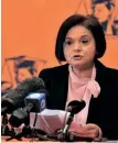  ?? ?? NATIONAL Director of Public Prosecutio­ns Shamila Batohi. | FILE