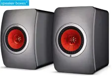  ??  ?? KEF LS50S: “classy wireless speaker boxes”