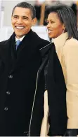  ?? ROBYN BECK/GETTY IMAGES/FILES ?? Barack Obama, when still U.S. president-elect, and Michelle arrive at the We Are One concert at his 2009 inaugurati­on celebratio­ns.