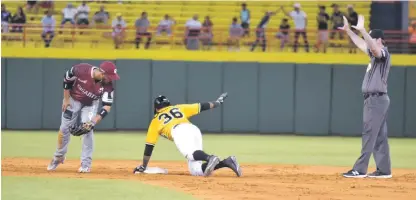  ??  ?? Es la segunda victoria que logran los Gigantes del Cibao que empatan en el primer lugar con los Toros, ambos con 2-1.