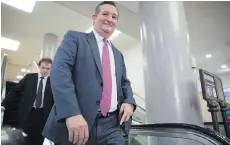  ?? J. SCOTT APPLEWHITE/AP FILES ?? Sen. Ted Cruz is among Republican­s fighting to save NAFTA. “I want to encourage everyone in this room: Let your voice be heard,” he told a U.S. Chamber of Commerce gathering.