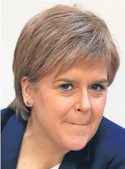  ?? Picture: PA. ?? Nicola Sturgeon and the Scottish Government are expected to oppose any attempt to delay an independen­ce referendum until after April 2019.