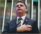  ??  ?? DUDA. La agenda de Jair Bolsonaro es ambiciosa. ¿Cómo puede afectar a la Argentina?